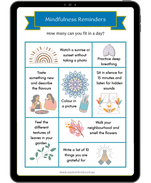 mindfullness reminders